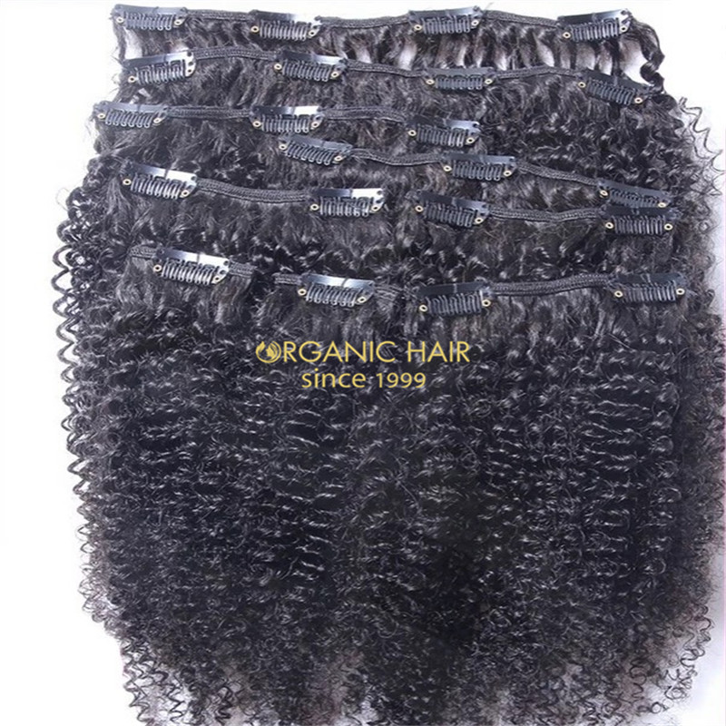 Afro hair extensions clip in hair extensions